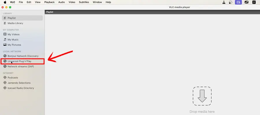 استفاده از VLC Media Player برای اتصال به DLNA میکروتیک