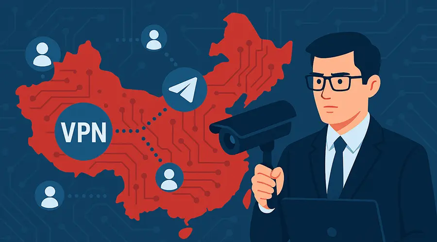 نظارت با هوش مصنوعی! چین کاربران VPN و تلگرام را هدف گرفته